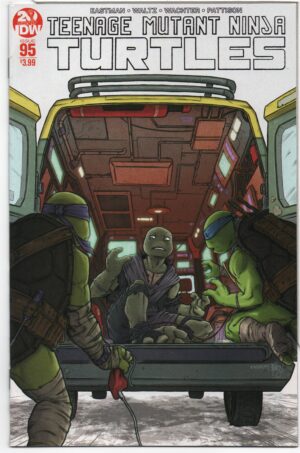 TEENAGE MUTANT NINJA TURTLES #95 – 2ND PRINT – KEY ISSUE – BEN BISHOP COVER - 2019