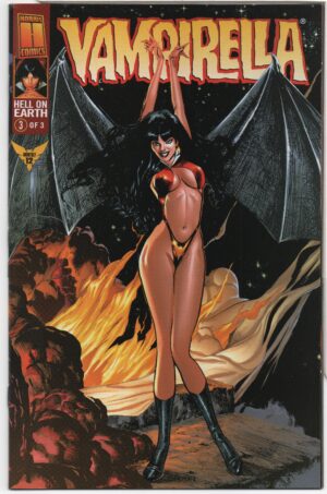 VAMPIRELLA #12 – LOUIS SMALL JR VARIANT – STEVEN GRANT - HELL ON EARTH - 1998