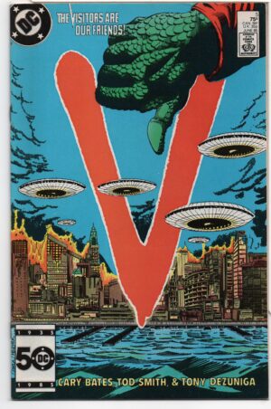 V #5 – DC COMICS – PRICE OF PEACE – CARY BATES - DENYS COWAN COVER - 1985