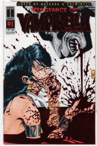 VENGEANCE OF VAMPIRELLA #1 – 1ST APPEARANCE – JOE QUESADA COVER ART – BLOODFOIL - 1994