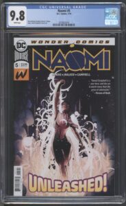 NAOMI #5 – CGC 9.8 NM/M – 1ST APPEARANCES – JAMAL CAMPBELL COVER - 2019