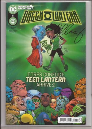 GREEN LANTERN #1 – KEY ISSUE – SIGNED BY BERNARD CHANG – NUMBERED COA – 07:40 - 2021