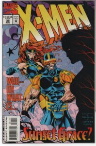 X-MEN #35 – 1ST APP SUNSET GRACE – LIAM SHARP COVER – DIRECT - 1994