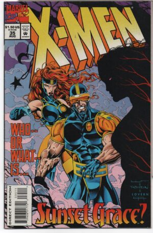 X-MEN #35 – 1ST APP SUNSET GRACE – LIAM SHARP COVER – DIRECT - 1994