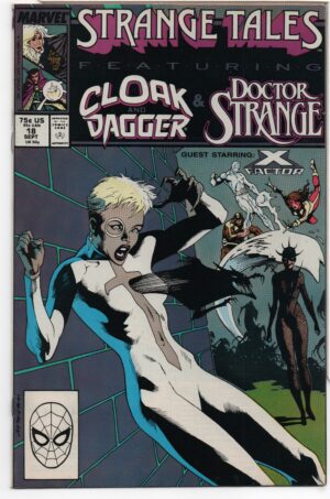 STRANGE TALES #18 – CLOAK AND DAGGER – X-FACTOR - KEVIN NOWLAN COVER - 1988