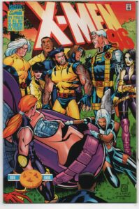 X-MEN '96 #1 – ANNUAL – ONE DAY AT THE MANSION – BERNARD CHANG WRAPAROUND COVER - 1996