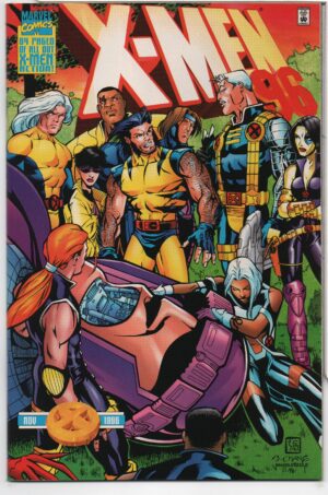 X-MEN '96 #1 – ANNUAL – ONE DAY AT THE MANSION – BERNARD CHANG WRAPAROUND COVER - 1996