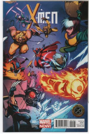 X-MEN #1 – 50TH ANNIVERSARY VARIANT – JOE MADUREIRA COVER – 1ST APPEARANCES - 2013