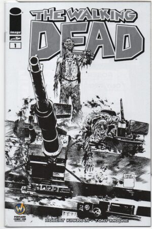 WALKING DEAD #1 – KEY ISSUE – WIZARD WORLD PORTLAND COMIC CON SKETCH EXCLUSIVE - 2015