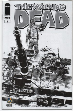 WALKING DEAD #1 – KEY ISSUE – WIZARD WORLD PORTLAND COMIC CON SKETCH EXCLUSIVE - 2015
