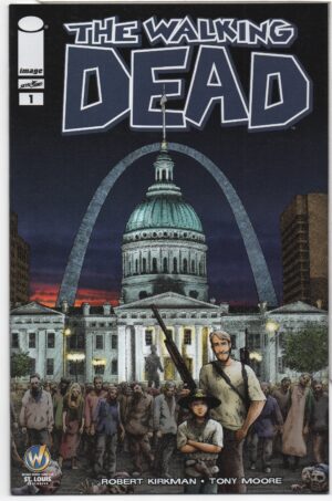 WALKING DEAD #1 – KEY ISSUE – WIZARD WORLD ST. LOUIS COMIC CON GERHARD EXCLUSIVE - 2015