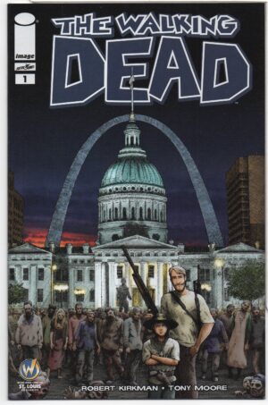 WALKING DEAD #1 – KEY ISSUE – WIZARD WORLD ST. LOUIS COMIC CON GERHARD EXCLUSIVE - 2015