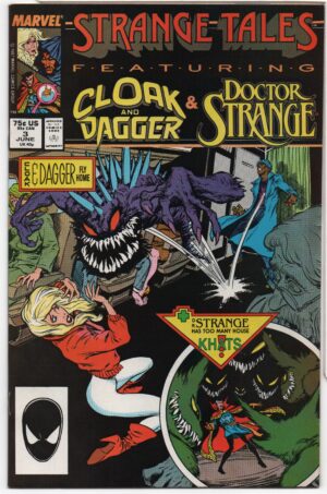 STRANGE TALES #3 – 1ST PRINT - CLOAK & DAGGER - BILL MANTLO – BRET BLEVINS COVER - 1987