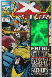 X-FACTOR #92 – 1ST APPEARANCE OF EXODUS – HAVOK HOLOGRAM JOE QUESADA COVER ART – KEY ISSUE – 1993