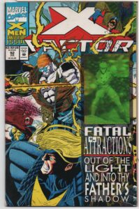 X-FACTOR #92 – 1ST APPEARANCE OF EXODUS – HAVOK HOLOGRAM JOE QUESADA COVER ART – KEY ISSUE – 1993
