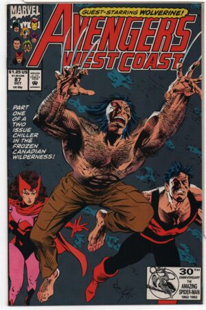 AVENGERS WEST COAST #87 – 1ST APPEARANCES – PEACE DIVIDEND – DAVE ROSS COVER - 1992