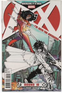 AVENGERS VS. X-MEN #10 – AVENGERS TEAM VARIANT – RED HULK – DR STRANGE – HUMBERTO RAMOS - 2012
