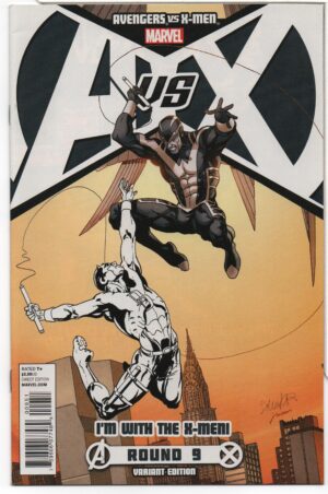 AVENGERS VS. X-MEN #9 – X-MEN TEAM COVER – THUNDERBOLT ROSS – SALVADOR LARROCA COVER - 2012