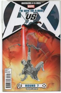 AVENGERS VS. X-MEN #7 – X-MEN TEAM VARIANT – THUNDERBOLT ROSS – ESAD RIBIC COVER - 2012