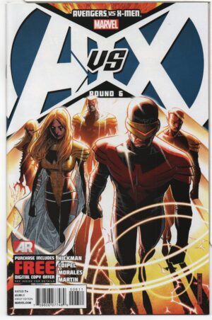 AVENGERS VS. X-MEN #6 – 1ST PRINT - BLACK PANTHER – HULK – JIM CHEUNG COVER - 2012