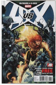 AVENGERS VS. X-MEN #4 – 1ST PRINT – CAPTAIN BRITAIN – DAREDEVIL – JIM CHEUNG COVER - 2012