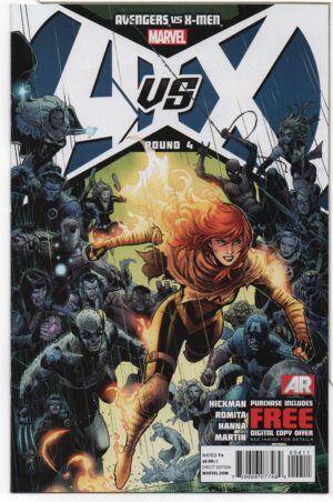 AVENGERS VS. X-MEN #4 – 1ST PRINT – CAPTAIN BRITAIN – DAREDEVIL – JIM CHEUNG COVER - 2012