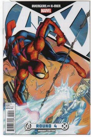 AVENGERS VS. X-MEN #4 – RETAILER INCENTIVE 1:25 VARIANT – CAPTAIN BRITAIN - MARK BAGLEY COVER - 2012