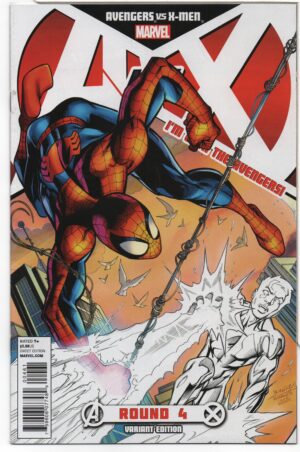 AVENGERS VS. X-MEN #4 – AVENGERS TEAM RETAILER INCENTIVE VARIANT – CAPTAIN BRITAIN - MARK BAGLEY COVER - 2012