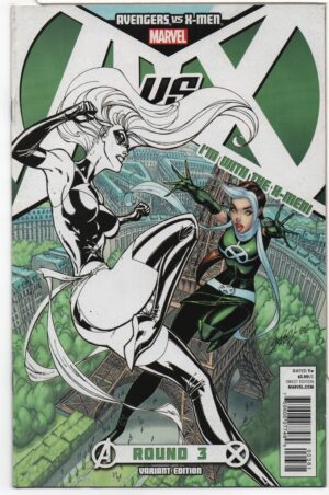 AVENGERS VS. X-MEN #3 – X-MEN TEAM INCENTIVE VARIANT – J. SCOTT CAMPBELL COVER - 2012