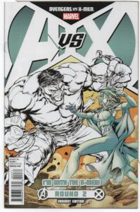 AVENGERS VS. X-MEN #2 – X-MEN TEAM INCENTIVE VARIANT – PAGULAYAN COVER - 2012 (Copy)