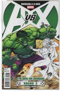 AVENGERS VS. X-MEN #2 – AVENGERS TEAM INCENTIVE VARIANT – PAGULAYAN COVER - 2012