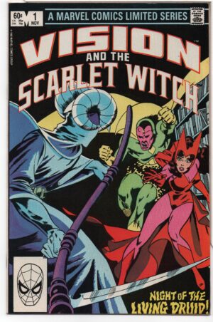 VISION AND THE SCARLET WITCH #1 – KEY ISSUE – 1ST APPEARANCE - RICK LEONARDI - 1982