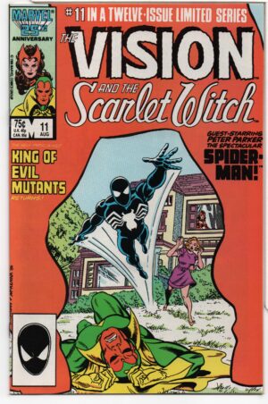VISION AND THE SCARLET WITCH #11 – DR. STRANGE – A TAXING TIME – TOM MORGAN COVER - 1986