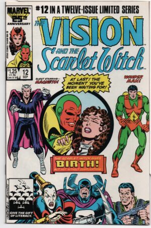 VISION AND THE SCARLET WITCH #12 – 1ST APPEARANCES – FINAL ISSUE – DR STRANGE - 1986