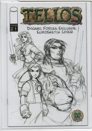 TELLOS #1 – 1ST APPEARANCES - DF EUROPEAN SKETCH EDITION – W/NUMBERED COA - 1999