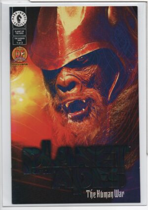 PLANET OF THE APES: THE HUMAN WAR #1 – DF RAINBOW FOIL VARIANT – NUMBERED COA - 2001