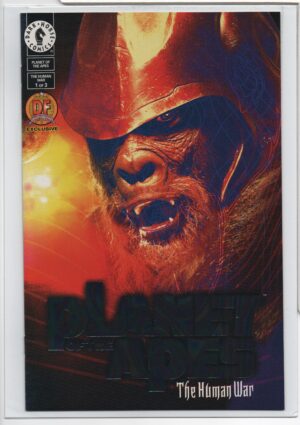 PLANET OF THE APES: THE HUMAN WAR #1 – DF RAINBOW FOIL VARIANT – NUMBERED COA - 2001