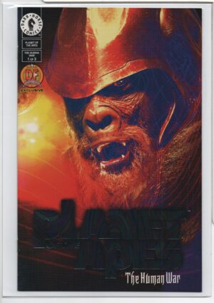 PLANET OF THE APES: THE HUMAN WAR #1 – DF RAINBOW FOIL VARIANT – NUMBERED COA - 2001