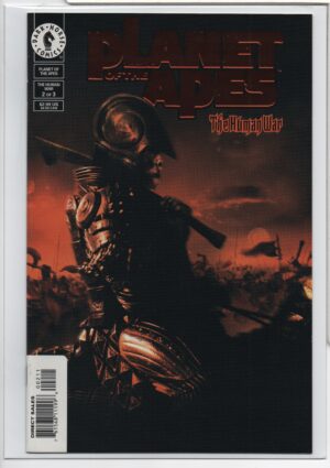 PLANET OF THE APES: THE HUMAN WAR #2 – DYNAMIC FORCES EXCLUSIVE - FOIL VARIANT – WITH NUMBERED COA - 2001