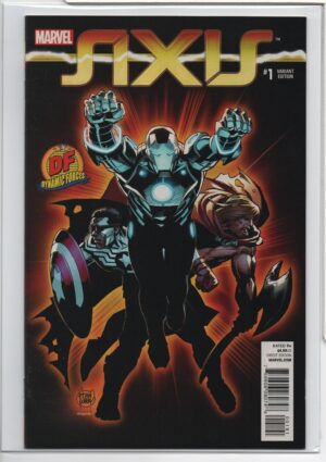 AVENGERS & X-MEN: AXIS #1 – DF EXCLUSIVE – LTD COA - ADAM KUBERT COVER - 2014