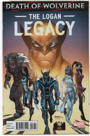 DEATH OF WOLVERINE: THE LOGAN LEGACY #1 – WWCC OHIO VARIANT – CARLO BARBERI COVER - 2014