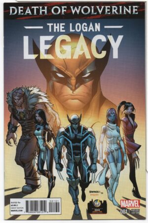DEATH OF WOLVERINE: THE LOGAN LEGACY #1 – WWCC OHIO VARIANT – CARLO BARBERI COVER - 2014