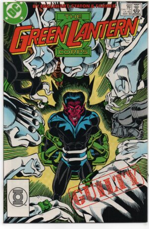 GREEN LANTERN CORPS #222 – LAST TESTAMENT OF SINESTRO – JOE STATON COVER - 1988