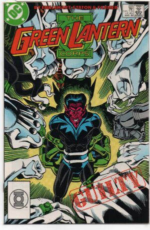 GREEN LANTERN CORPS #222 – LAST TESTAMENT OF SINESTRO – JOE STATON COVER - 1988