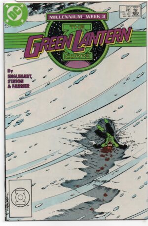 GREEN LANTERN CORPS #220 – MILLENNIUM TIE-IN – SACRED IDENTITIES – CHRIS WOZNIAK COVER - 1988