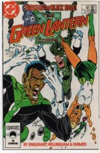 GREEN LANTERN CORPS #218 – 1ST APPEARANCES – DIRECT – BILL WILLINGHAM COVER - 1987