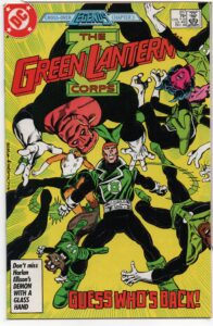 GREEN LANTERN CORPS #207 – LEGENDS TIE-IN – DIRECT – JOE STATON COVER - 1986