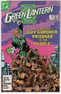 GREEN LANTERN CORPS #205 – FINAL ISSUE – BAD REPUTATION – FEAT BLACK HAND - 1986