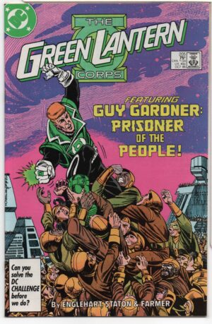 GREEN LANTERN CORPS #205 – FINAL ISSUE – BAD REPUTATION – FEAT BLACK HAND - 1986