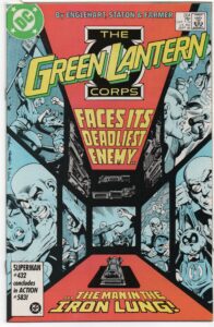 GREEN LANTERN CORPS #204 – FEAT CAPTAIN JAMES T. KIRK – JOE STATON COVER – DIRECT - 1986